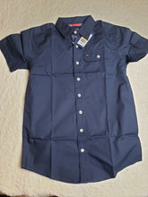 Load image into Gallery viewer, Navy blue Tommy  boys Shirt 12/14