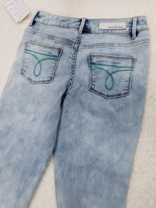 Calvin  klein Girls Patchwork Jeans -size 10