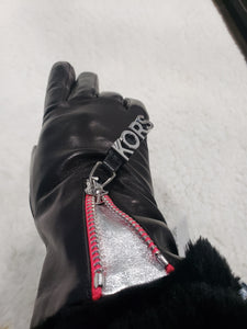 Real leather Mk Authentic Gloves
