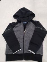 Load image into Gallery viewer, Calvin  Klein boys Hoodie LS 5t Grey multi