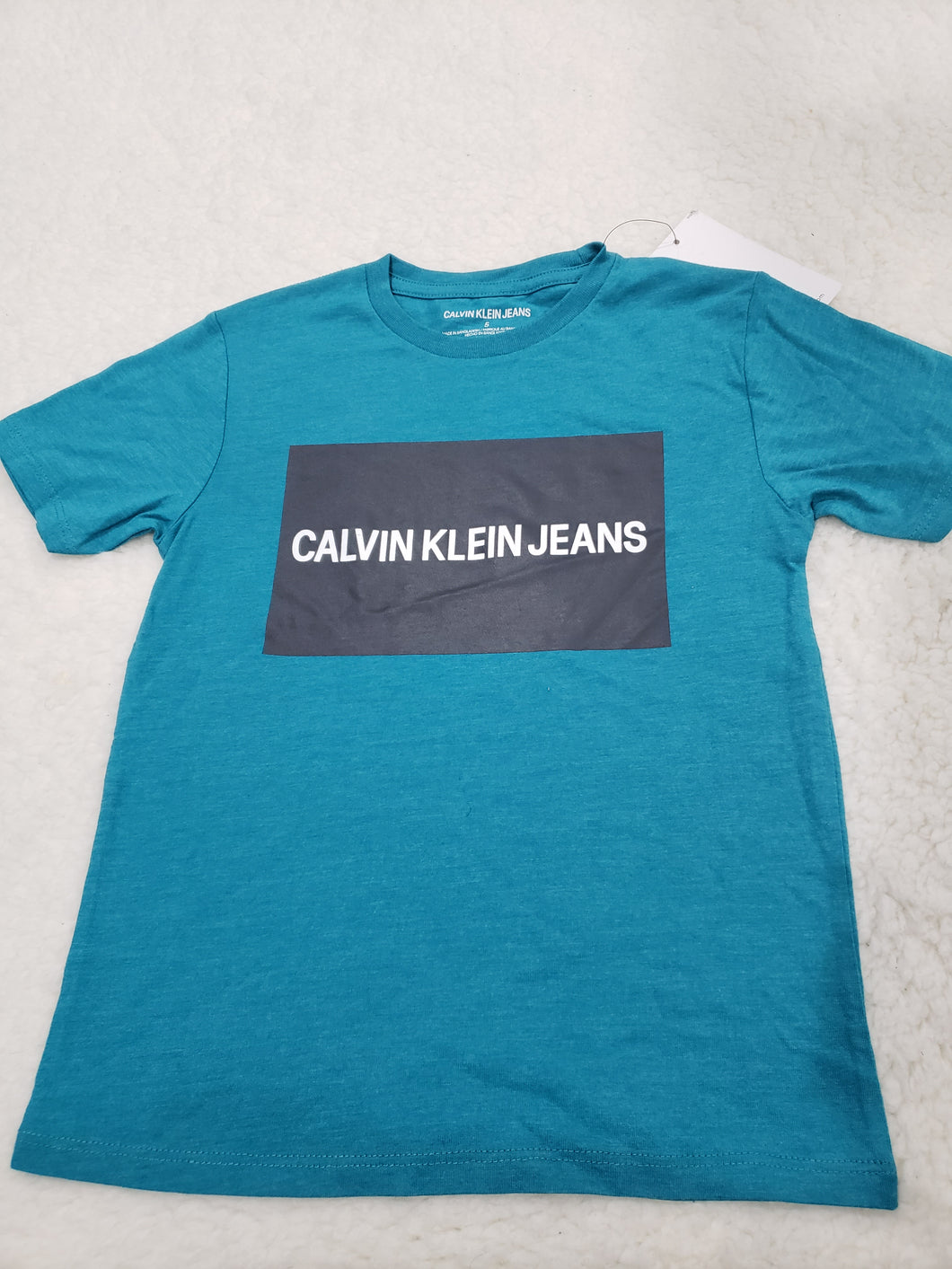 Calvin Klein Boys tshirt 5t Aqua