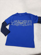 Under Armour boys LS top 5t Blue