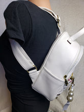 Load image into Gallery viewer, Juicy Couture backpack/wallet white